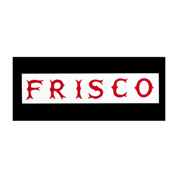 [415 CLOTHING] 415 クロージング Horizontal『Frisco』Sticker ステッカー レッド