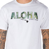 [VANS] HAWAII USA VANS 限定 ALOHA T-SHIRT White (バンズ アロハ Tシャツ ホワイト) 国内発送