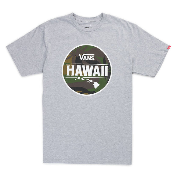 [VANS] HAWAII USA 限定 VANS MAKAI T-SHIRT Gray/Camo Print (バンズ ・マカイ Tシャツ グレー／カモプリント)