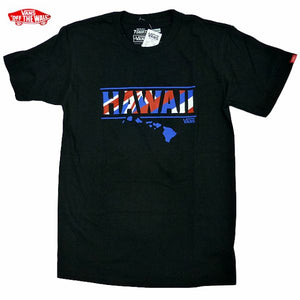 [VANS] HAWAII USA 限定 VANS MAUKA Fill T-SHIRT Black (バンズ ・マウカ フィル Tシャツ ブラック) 国内発送
