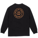 [Brixton] ブリクストン Oath L/S T-shirt (オス 長袖 Tシャツ)