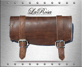 [La Rosa Design] フォーク ツール バッグ 革 レザー (RUSTICブラウン)