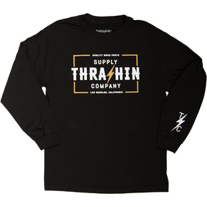 [Thrashin Supply Co.] Stamp L/S T-shirt スタンプ 長袖 Tシャツ