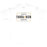 [Thrashin Supply Co.] Stamp Tee White スタンプ Tシャツ ホワイト