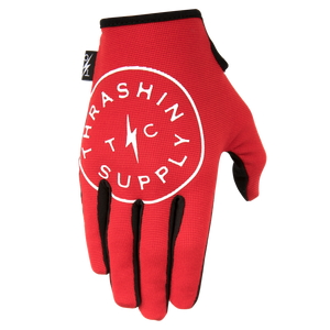 [Thrashin Supply Co.] Stealth Riding Gloves ステルス ライディング グローブ レッド&ブラック