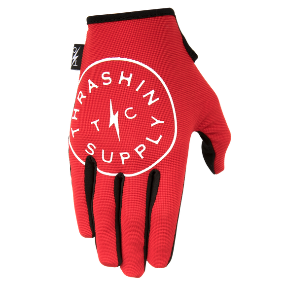 [Thrashin Supply Co.] Stealth Riding Gloves ステルス ライディング グローブ レッド&ブラック