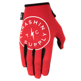 [Thrashin Supply Co.] Stealth Riding Gloves ステルス ライディング グローブ レッド&ブラック