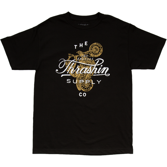 [Thrashin Supply Co.] The Brand Tee Black ザーブランド Tシャツ ブラック