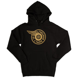[Thrashin Supply Co.] Wing Hoodie Black ウィング パーカー ブラック